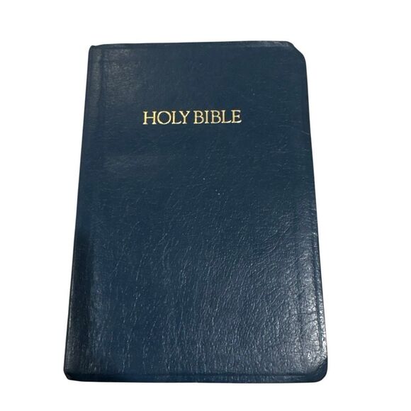 Holy Bible New Revised Standard Version Red Letter Cokesbury Study Helps Blue - Picture 1 of 7